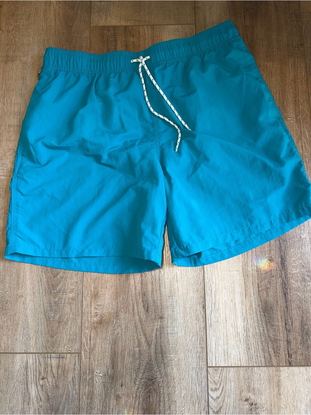 Goodfellow & Co Teal Swim Trunks with Contrast Drawstring men’s large